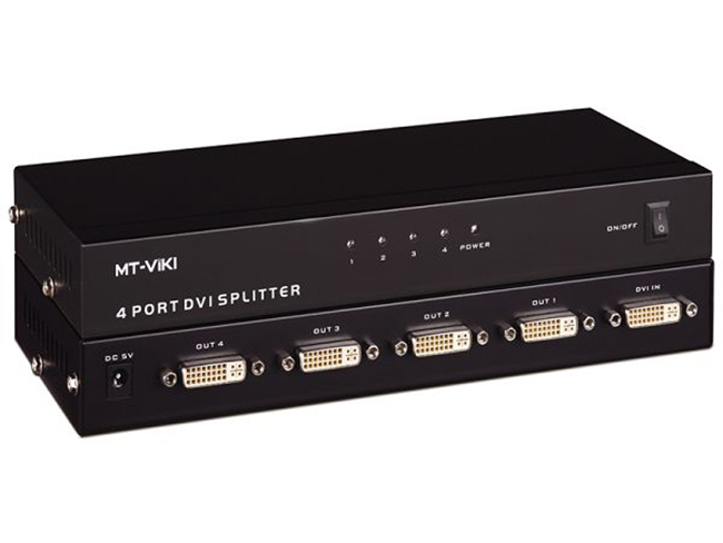 Bộ chia màn hình DVI 1 ra 4,Bộ chia DVI 4 cổng Chính hãng